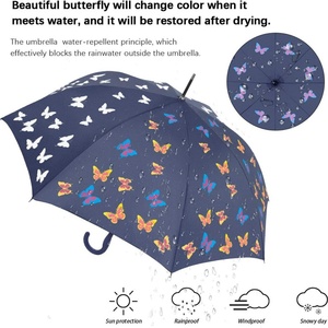 Rainy 23inch 8 Ribs Automatic Windproof Cosplay Changing Color Magic <b>Umbrella</b> 2023 - Product Image 6