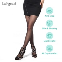 Collants sans couture La Jourdin ultra-transparents 15D, invisibles, à motif écossais, sexy, taille haute, en nylon élastique, couleur chair, pour femme de bureau