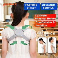 Ceinture de soutien dorsal intelligente Aofit avec capteur électrique, correcteur de posture intelligent avec rappel par vibration