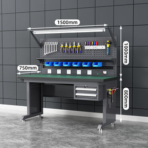 एंटी-स्टेटिक वर्कबेंच, वर्कबेंच, वर्कशॉप इलेक्ट्रॉनिक रखरखाव, प्रयोगशाला परीक्षण संचालन तालिका - Product Image 5