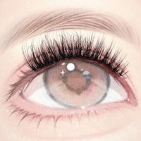 Bande claire faux cils 3D bandes de vison bande invisible cils naturels doux faits à la main faux cils