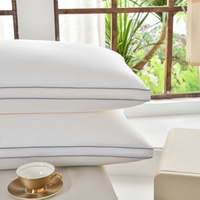 Oreiller blanc 100% coton style hôtel pour un sommeil relaxant