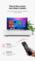 Grosir W3 mouse udara nirkabel Keyboard Mini IR pintar belajar 2.4G pengendali suara W3 tetikus udara Arab untuk ponsel