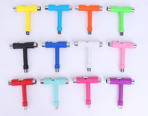 Outil en T en plastique coloré, outil en T en métal de haute qualité, outil pour skateboard, outil pour camion de skateboard, outil en forme de Y avec logo laser personnalisé - Product Image 4