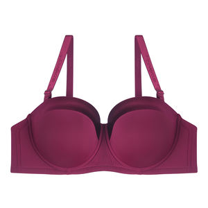 BINNYS Ensemble De Soutien Gorge Sans Bretelles Pour Les Filles Grosse Sein Et Culotte Sirene Slip Coton Femme En Dentelle L - Product Image 1