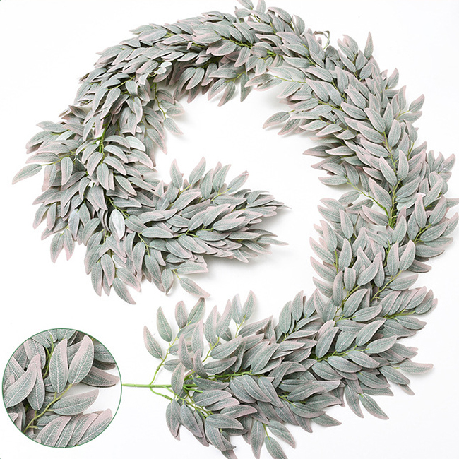 148 red and gray willow leaves