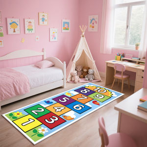 Alfombra de Juego Hopscotch para Niños, Alfombra de Juego para el Suelo, Alfombra de Juego para Gatear y Saltar, Alfombra de Aprendizaje de Números para Niños - Product Image 4