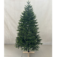 Nouvel Arbre de Noël Artificiel Chaud et de Haute Qualité en PVC/PE de 2,3 m (7,5 pi) à Montage Rapide, Décoration de Fête du Nouvel An pour la Maison