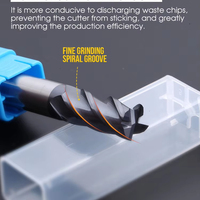 45HRC 3mm 1mm 1.5mm 2mm 2.5mm 3mm 3.5mm 4mm 5mm 6mm 7mm 8mm 9mm 10mm 11mm12mm 14 mm 18mm 20mm125 Carbure Endmill Cnc bits
