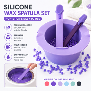 High Quality 400ml Silicone Wax Warmer Replacement Bowl <b>Non</b> <b>Stick</b> Wax Melt Liner <b>Pot</b> for Hair Removal Salon OEM ODM - Product Image 1