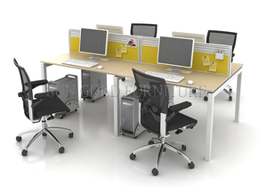 Mobilier de bureau <span class=keywords><strong>Cloison</strong></span> à base de carrelage <span class=keywords><strong>Cloison</strong></span> de bureau 3 personnes Poste de travail - Product Image 4