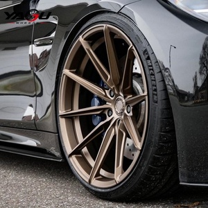 Rines de Auto Forjados Personalizados en Satin Bronze Concave WF CF.3-FF R 18 19 20 21 22 Pulgadas 5x112 5x120 5x114.3 para Audi BMW Benz VW - Product Image 3