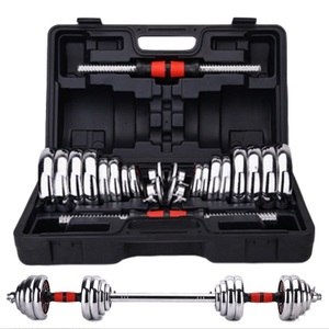 2 in 1 Hot Selling Gym Commercial <strong>Weightlifting</strong> Fitness 30kg Weight Adjustable Dumbbells Barbell <strong>Set</strong> <strong>for</strong> <strong>Home</strong> Gym - Product Image 2