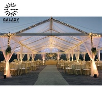 8x4 glamping pe pop up tente pvc bâche tentes de fête d'événement 10m x 10m tentes indiennes pour la fête 6x6