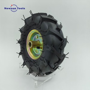 Rueda todoterreno de 10 pulgadas de fábrica, neumático agrícola 3,50-<span class=keywords><strong>4</strong></span>, orificio de eje de 17mm para Carro de carro de Motor de cortacésped eléctrico DIY - Product Image 5