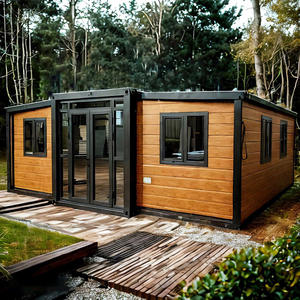 Conteneur extensible Petite maison préfabriquée Petite maison en conteneur dépliable Maisons préfabriquées en acier - Product Image 1