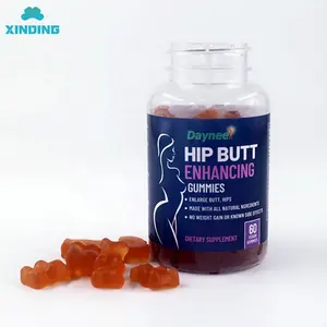 Customization Herbal Hip Butt Enhancing Gummies for hip and butt Gummies Vitality Maca Candy