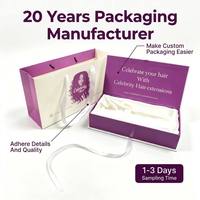 Boîte cadeau carrée en carton recyclable de haute qualité avec fermeture magnétique personnalisée pour cheveux