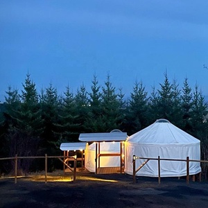 <span class=keywords><strong>Yurta</strong></span> Moderna Sinoyurt, Casa de Lujo Estilo Mongol, <span class=keywords><strong>Yurta</strong></span> de 5m 6m, Tienda de Campaña Glamping para Acampar - Product Image 1