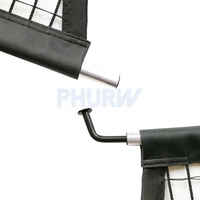 PHURW SUV Tronc Alliage Tige De Voiture Filet De Maille De Haute Qualité Chien Barrière De Voiture Filet De Sécurité De Voiture pour Mercedes Benz Classe G W464 2019 +