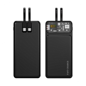 Cargador Portátil al por Mayor de 10000mAh 20000mAh con Cables Integrados, Carga Rápida de 22.5W Tipo C para Exteriores - Product Image 5
