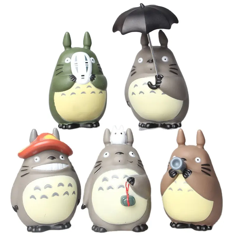 5 Designs My Neighbor Totoro PVC Figures Cute Decorative Cartoon PVC Toys Anime Action Figure