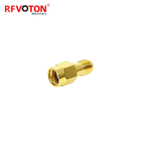 Adaptateur de convertisseur de connecteur femelle à RP-SMA coaxial RF vers connecteur femelle SMA Adaptateur SMA à polarité inversée en stock
