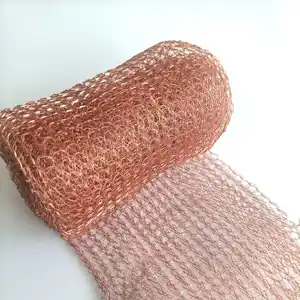 Stainless Steel Wire Copper Mesh Mouse Blocker Pure Copper Stuff-Fit Screen Sturdy Wire Mesh for Gap Fill