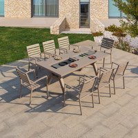 Muebles de asado de lujo, olla caliente sin humo, juego de mesa y sillas para barbacoa, parrillas eléctricas para restaurante, mesas de parrilla de barbacoa coreanas