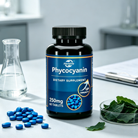 Vente en gros d'usine OEM : Poudre de Phycocyanine Pure Naturelle E6/E18/E25/E40, Comprimés et Capsules de Phycocyanine de Spiruline Bleue pour le Système Immunitaire 250mg