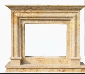 Chimenea de mármol blanco moderna, <span class=keywords><strong>chimeneas</strong></span> eléctricas independientes talladas y de diseño simple, piedra refinada - Product Image 6
