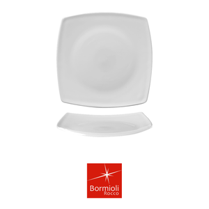 Piatto Quadrato in Vetro Bianco <span class=keywords><strong>Bormioli</strong></span> <span class=keywords><strong>Rocco</strong></span> Eclissi 26,6 x 26,6 cm per Ristoranti e Hotel, Forniture all'Ingrosso per Tavola - Product Image 4