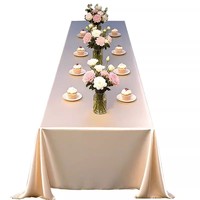 Nappe de luxe légère haut de gamme 2025, nouvelle collection, carrée, tissée, moderne, en satin doré, pour table de dessert, fiançailles, extérieur, 100% polyester