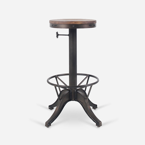 Rehausseurs <span class=keywords><strong>de</strong></span> jambes, tabouret <span class=keywords><strong>de</strong></span> <span class=keywords><strong>bar</strong></span> en bois antique, pas cher - Product Image 5