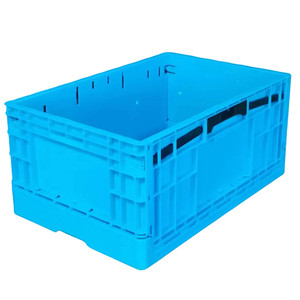 Robuste Faltbare Stapelbare Kunststoffkiste Wiederverwendbare Zusammenklappbare EU-Kiste für Industrie-Logistik Aufbewahrungsboxen Behälter - Product Image 5