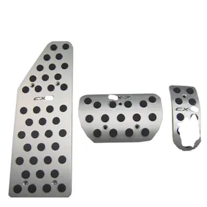 AT MT Pedal for Mazda 5 6 8 Brake Clutch Footrest Pedal Cover CX7 Speed Version All Need Drilling Hole Free Screws