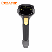 Pemindai Berkabel Otomatis Pistol Barcode 1d USB Android Laser Genggam Pembaca Kode Qr Data Nirkabel