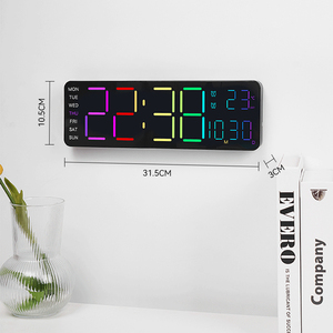 Reloj de pared LED digital electrónico chino de gran tamaño con diseño de panel grande para sala de estar, modelo Lancent, para personas con demencia - Product Image 2