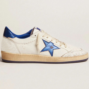 Baskets de luxe Super Star en cuir véritable, rehaussantes invisibles, respirantes, décontractées, de créateur pour hommes et femmes - Product Image 1