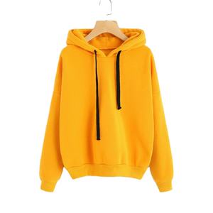 Sweat à capuche à manches longues pour femmes de la meilleure qualité 100% coton tricoté écologique personnalisable Collection hiver - Product Image 3