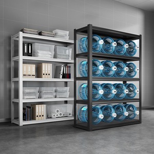 Scaffalatura in Acciaio Senza Bulloni a 5 Ripiani per Carichi Pesanti con Piani Regolabili in Altezza per Garage Casa <span class=keywords><strong>Ufficio</strong></span> Magazzino Negozi - Product Image 2