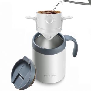 Factory Direct Leakproof Insulated Coffee <b>Cup</b> <b>Set</b> Pour Over Dripper Included for Home Camping Daily Use Low MOQ Custom Logo - Product Image 6