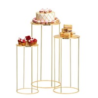 Erhöhter Luxus-Blumen ständer aus Metall für Hochzeiten Bankette Esstisch-Herzstück dekoration mit eleganten Blumen arrangements