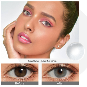 Miễn phí Mẫu hidrocor màu liên hệ với ống kính bán buôn hàng năm màu sắc tự nhiên mềm mắt liên lạc ống kính lentes de contacto de colores - Product Image 5