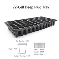 Plateau de semis en plastique pour culture hydroponique, 21 à 288 cellules en option, disponible en PS ou PET, personnalisable, supporte l'ouverture de moules