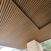 Revêtement de faux plafond en PVC directement de l'usine, plancher en bois d'extérieur, panneaux muraux et panneaux décoratifs 3D d'extérieur