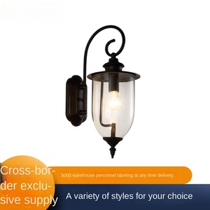Modern Minimalist and Fashionable LED <b>Garden</b> Metal <b>Fence</b> Wall Lamp Outdoor Residential <b>Decorative</b> Iron Lighting Lantern - Product Image 3