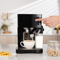 Machine à café expresso programmable électrique 1450W avec pompe 15 bars pour dosage simple/double, cappuccino, latte, barista