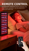 Panneau de luminothérapie LED sans scintillement avec fonction de commande vocale pour le bien-être esthétique et le fitness