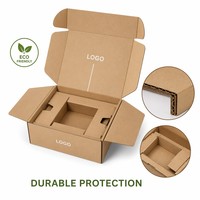 Usine de carton en Chine, papier kraft, carton de grande taille, boîtes d'emballage en carton ondulé, logo personnalisé